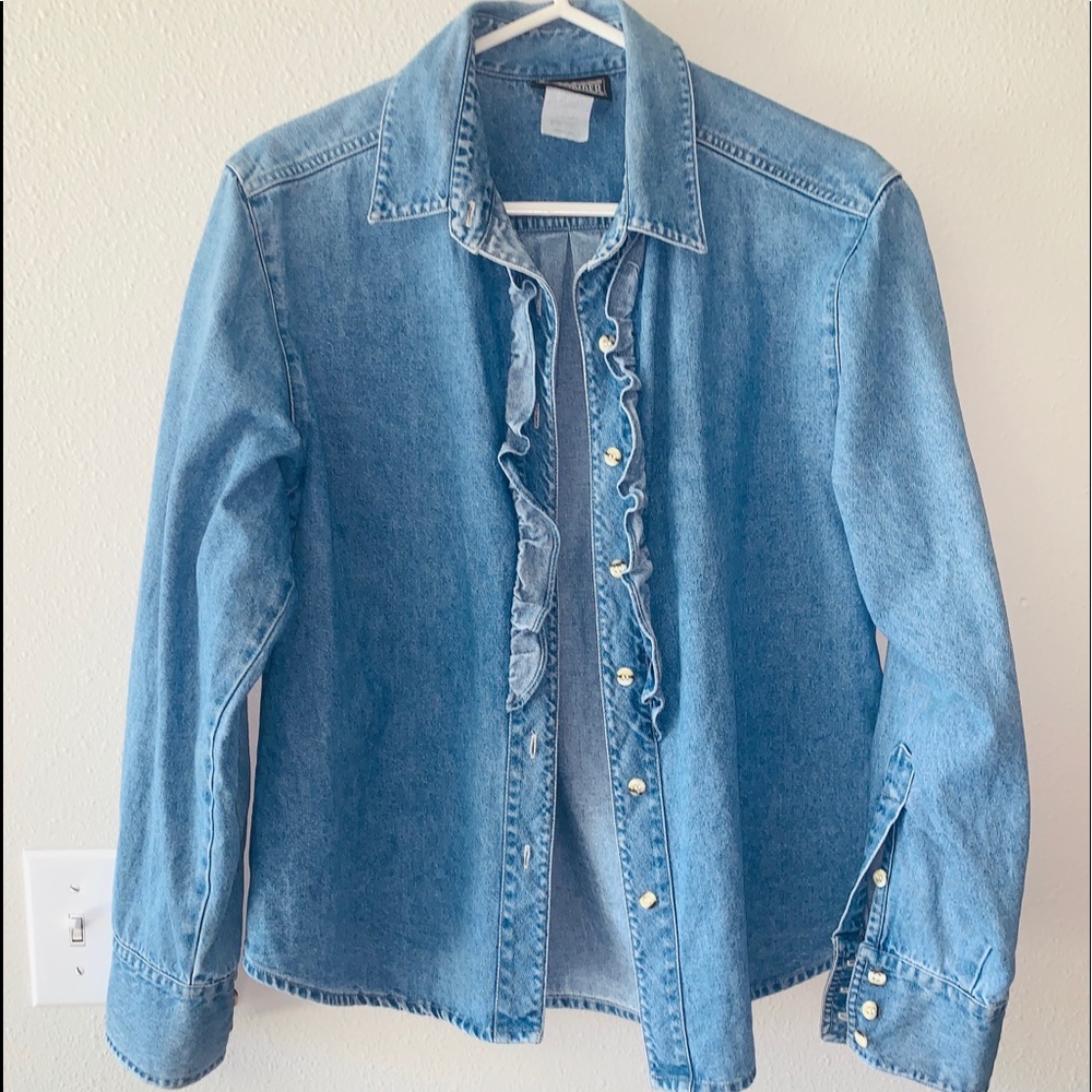 Adorable vintage jean jacket! Rough Rider by Circle T